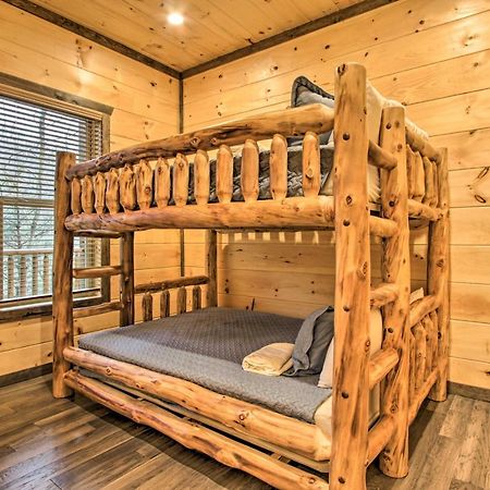 Luxe Cabin With Home Theater Less Than 2 Miles To Gatlinburg Esterno foto