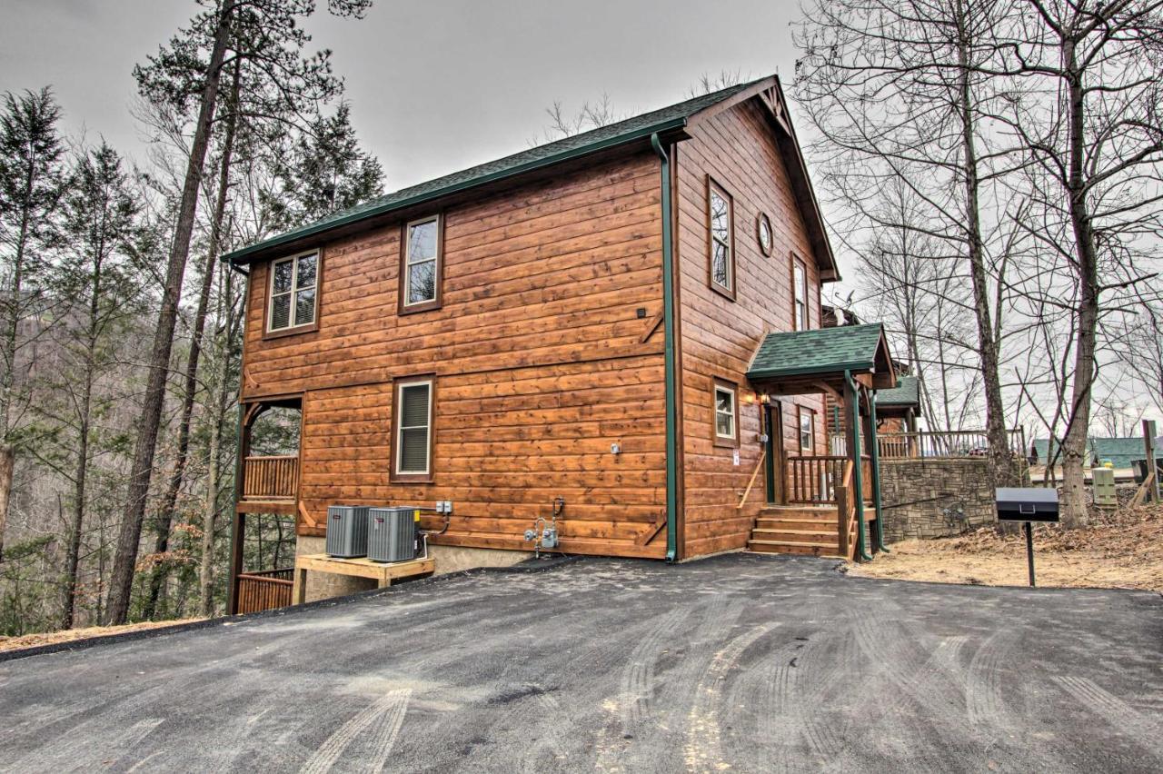 Luxe Cabin With Home Theater Less Than 2 Miles To Gatlinburg Esterno foto